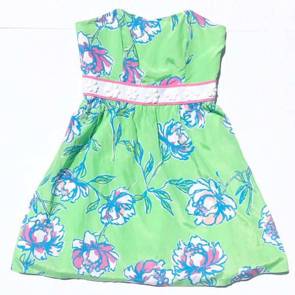 Lilly Pulitzer Dresses & Skirts - Lily Pulitzer Strapless Floral Dress sz 2